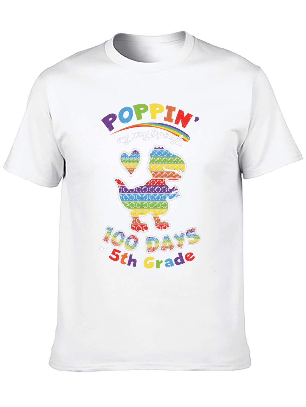 Poppin My Way Through 5th Grade T-Shirt