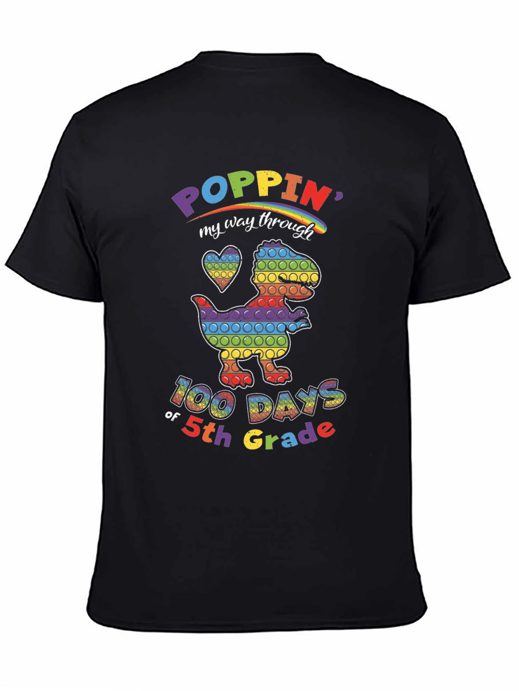 Poppin My Way Through 5th Grade T-Shirt