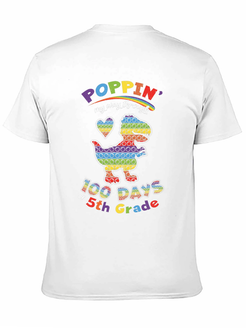 Poppin My Way Through 5th Grade T-Shirt