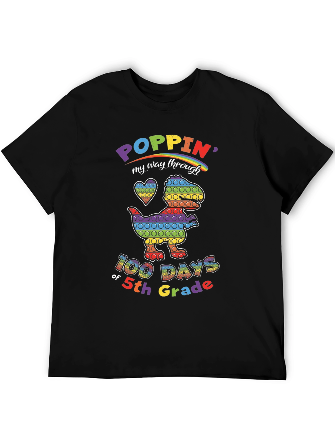 Poppin My Way Through 5th Grade T-Shirt