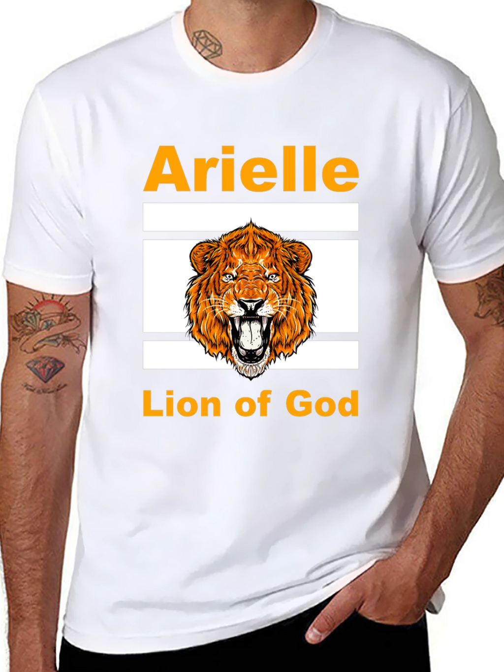 Arielle Lion of God Graphic T-Shirt