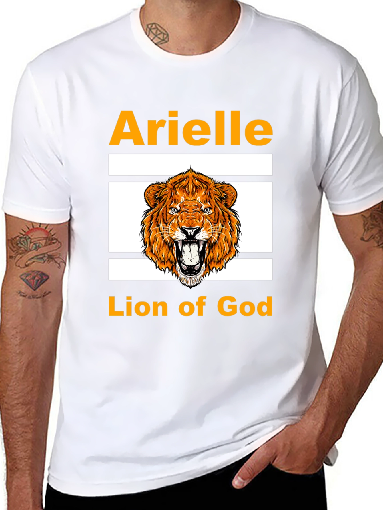 Arielle Lion of God Graphic T-Shirt