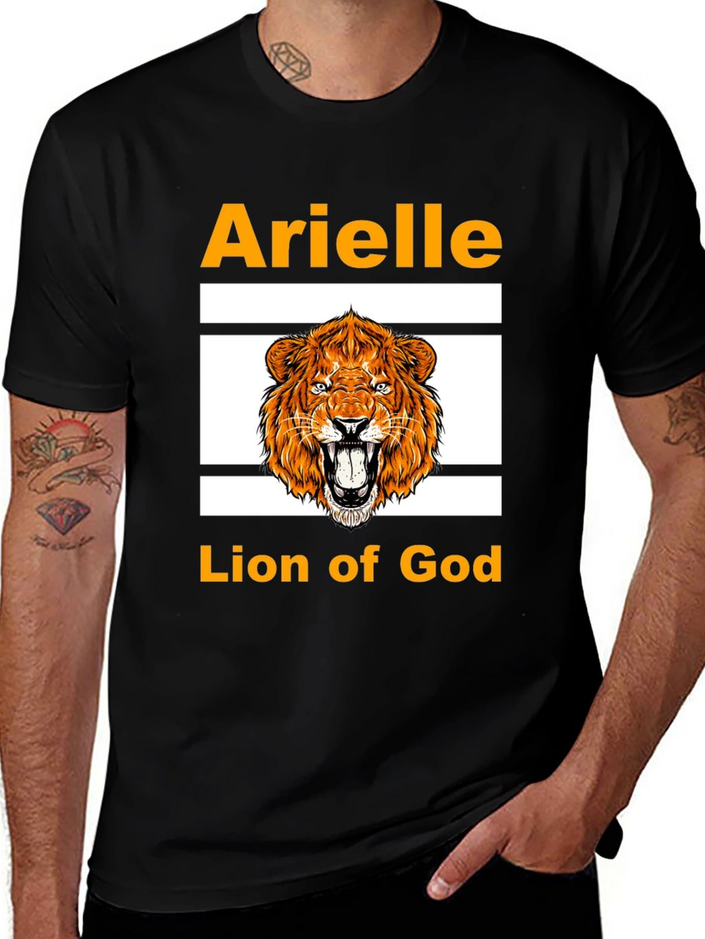 Arielle Lion of God Graphic T-Shirt