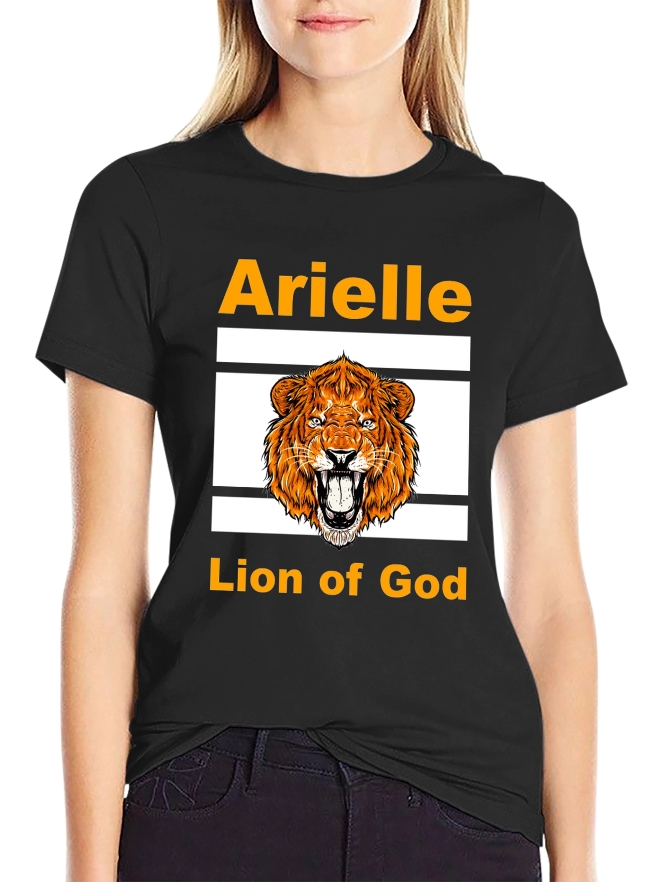 Arielle Lion of God Graphic T-Shirt