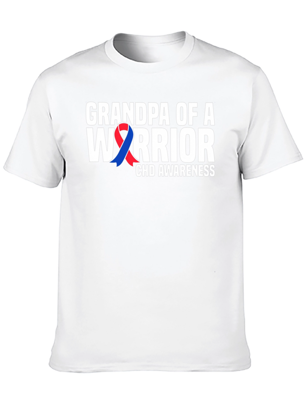 Grandpa of a Warrior CHD Awareness T-Shirt