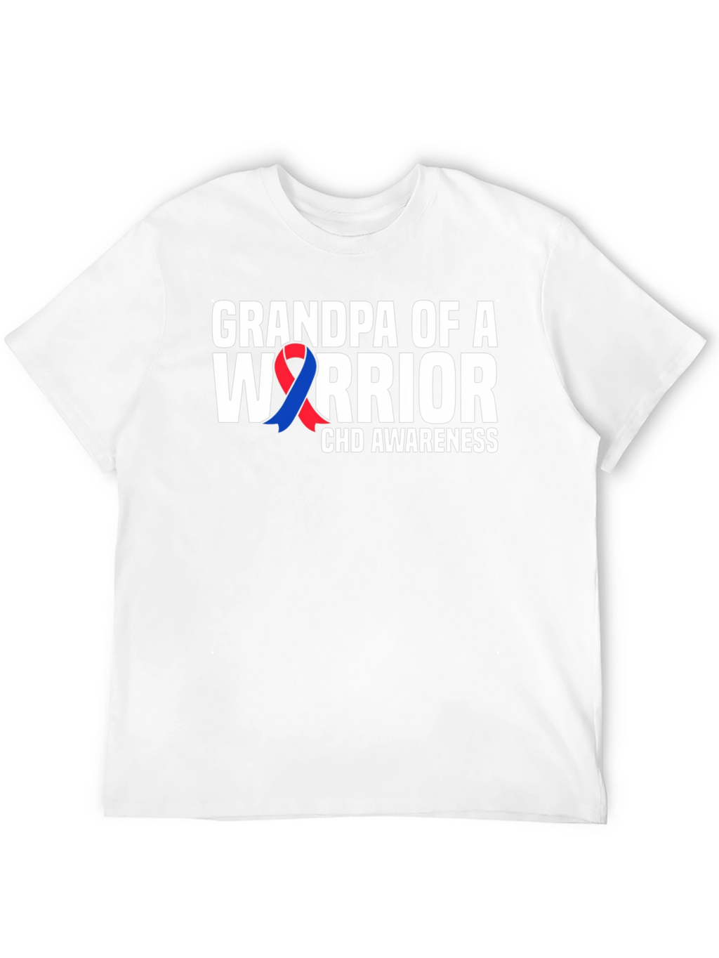 Grandpa of a Warrior CHD Awareness T-Shirt