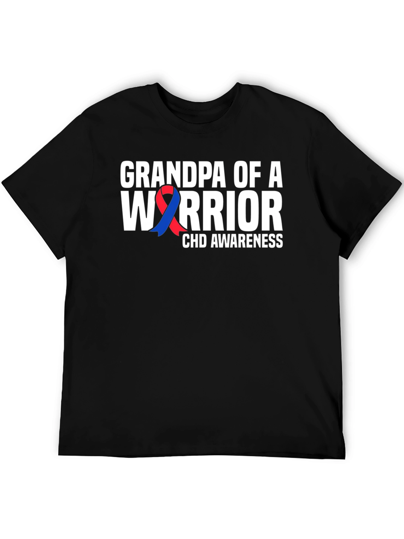 Grandpa of a Warrior CHD Awareness T-Shirt
