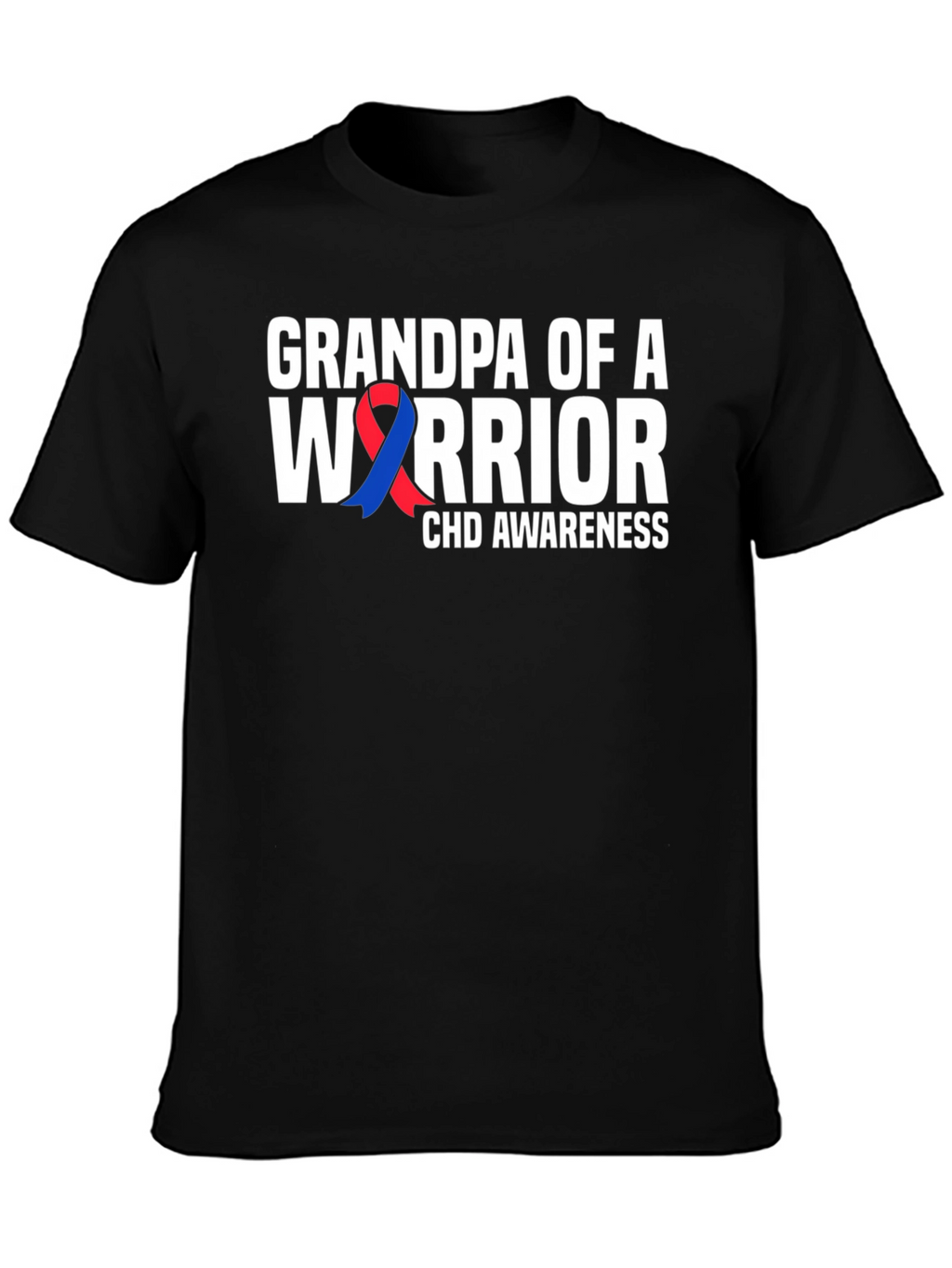 Grandpa of a Warrior CHD Awareness T-Shirt