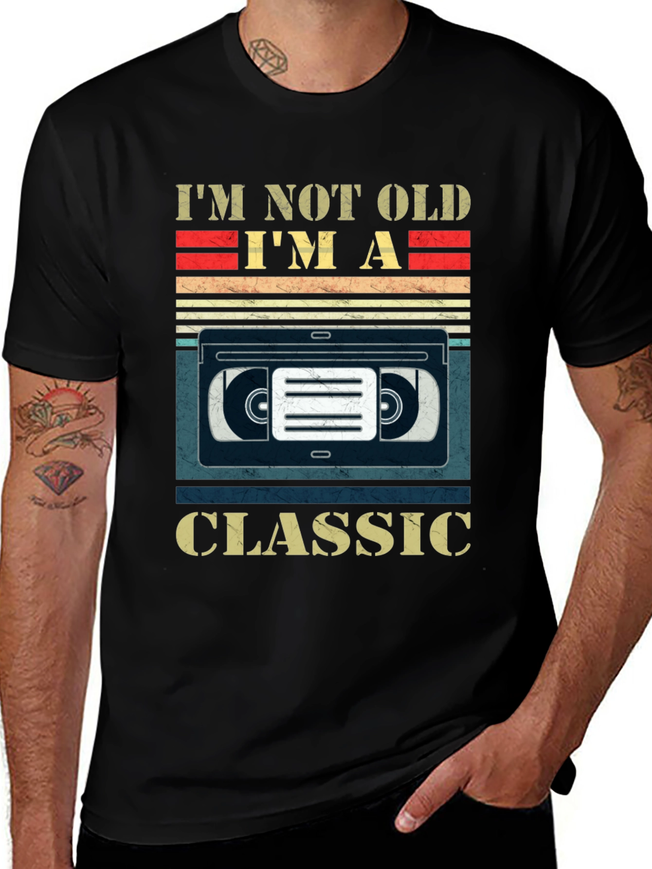 Retro Im Not Old Im a Classic VHS T-Shirt