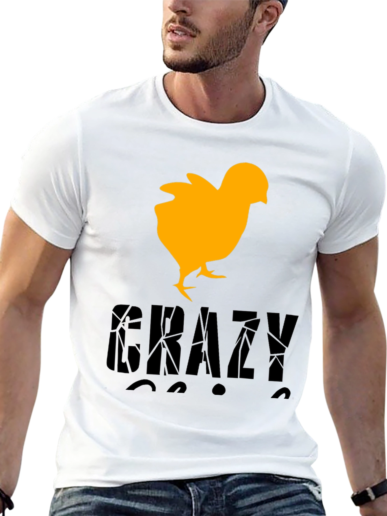 Crazy Chick T-Shirt - Novelty Graphic Tee