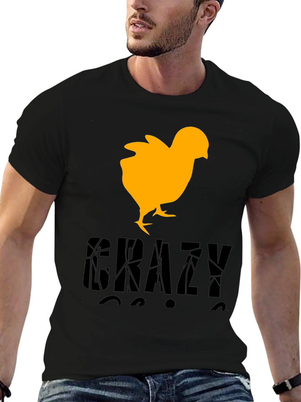 Crazy Chick T-Shirt - Novelty Graphic Tee