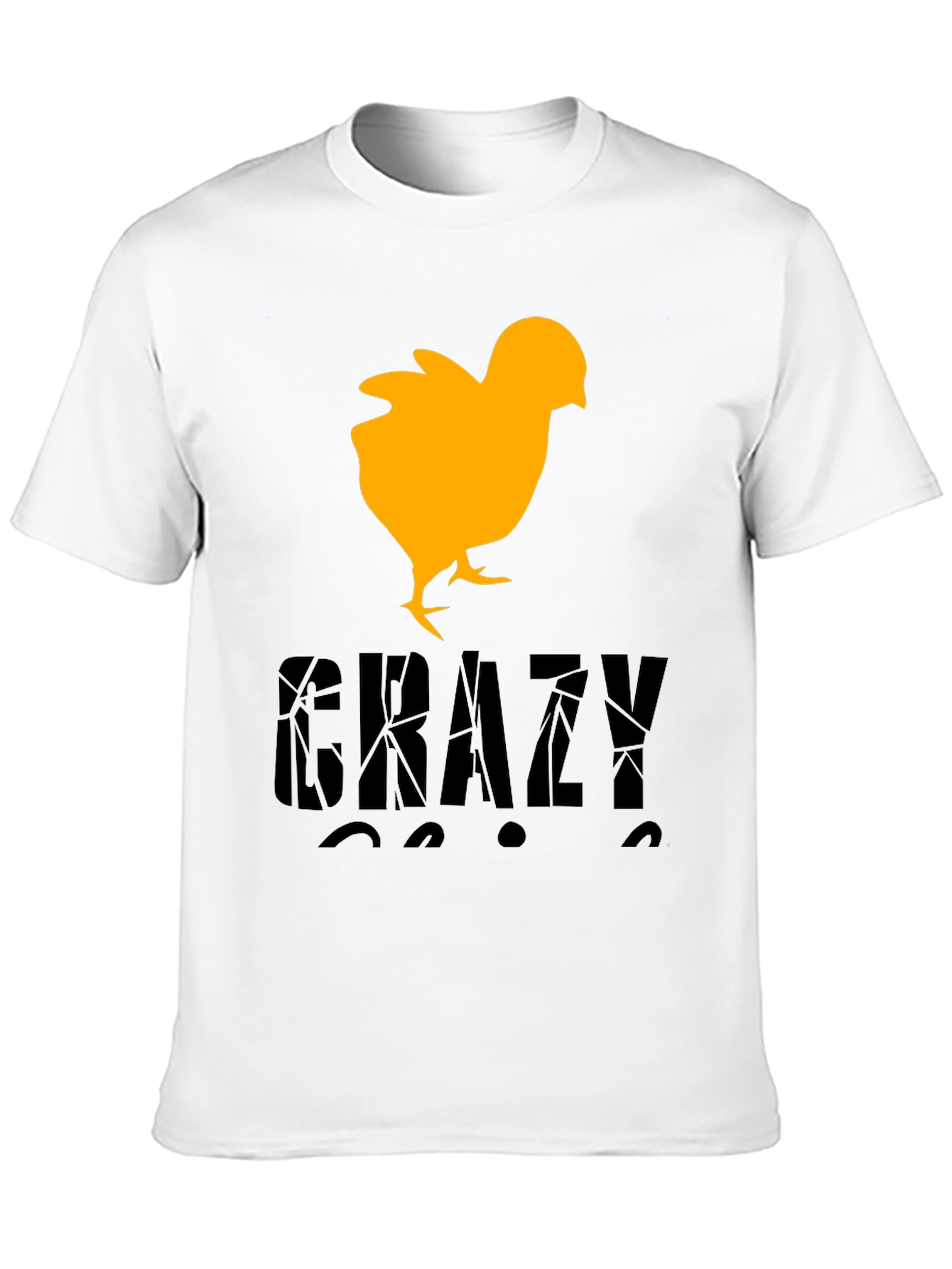 Crazy Chick T-Shirt - Novelty Graphic Tee