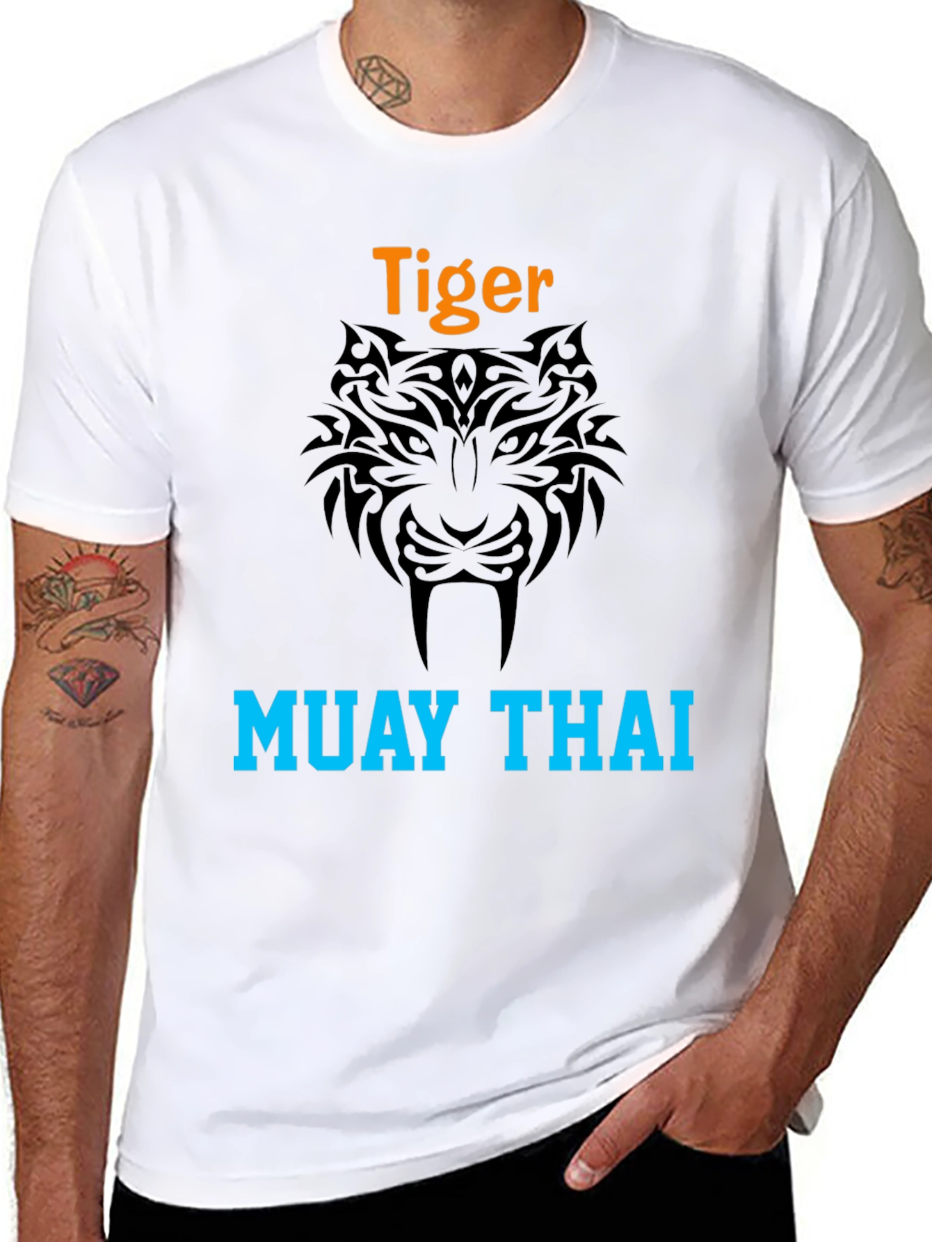 Tiger Muay Thai Graphic Tee - Stylish & Bold