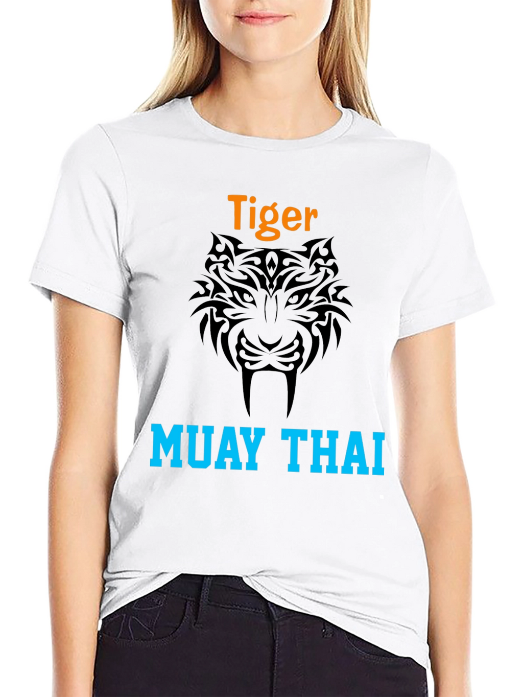 Tiger Muay Thai Graphic Tee - Stylish & Bold