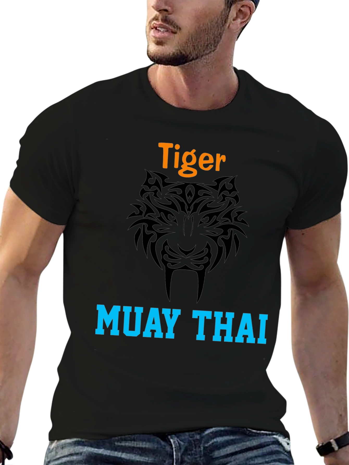 Tiger Muay Thai Graphic Tee - Stylish & Bold