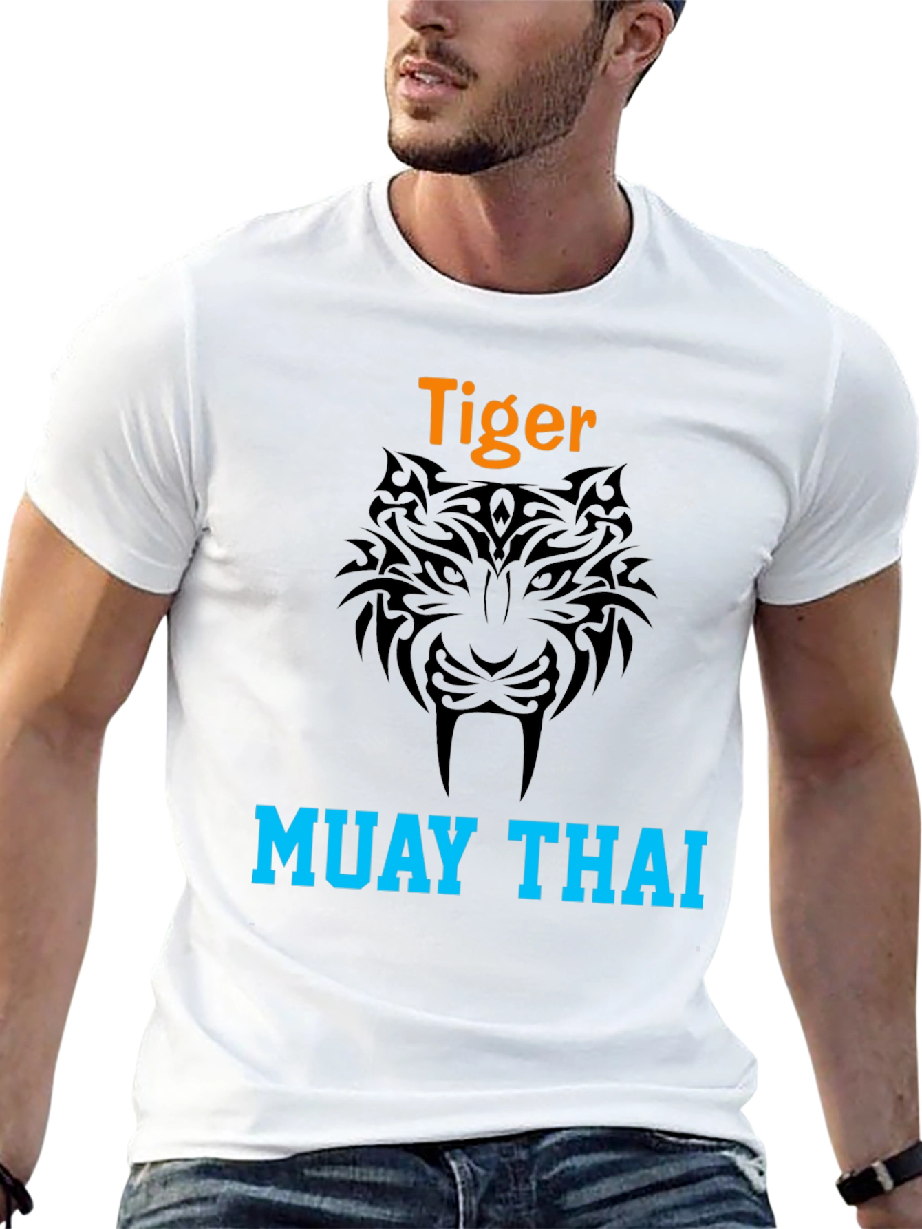 Tiger Muay Thai Graphic Tee - Stylish & Bold