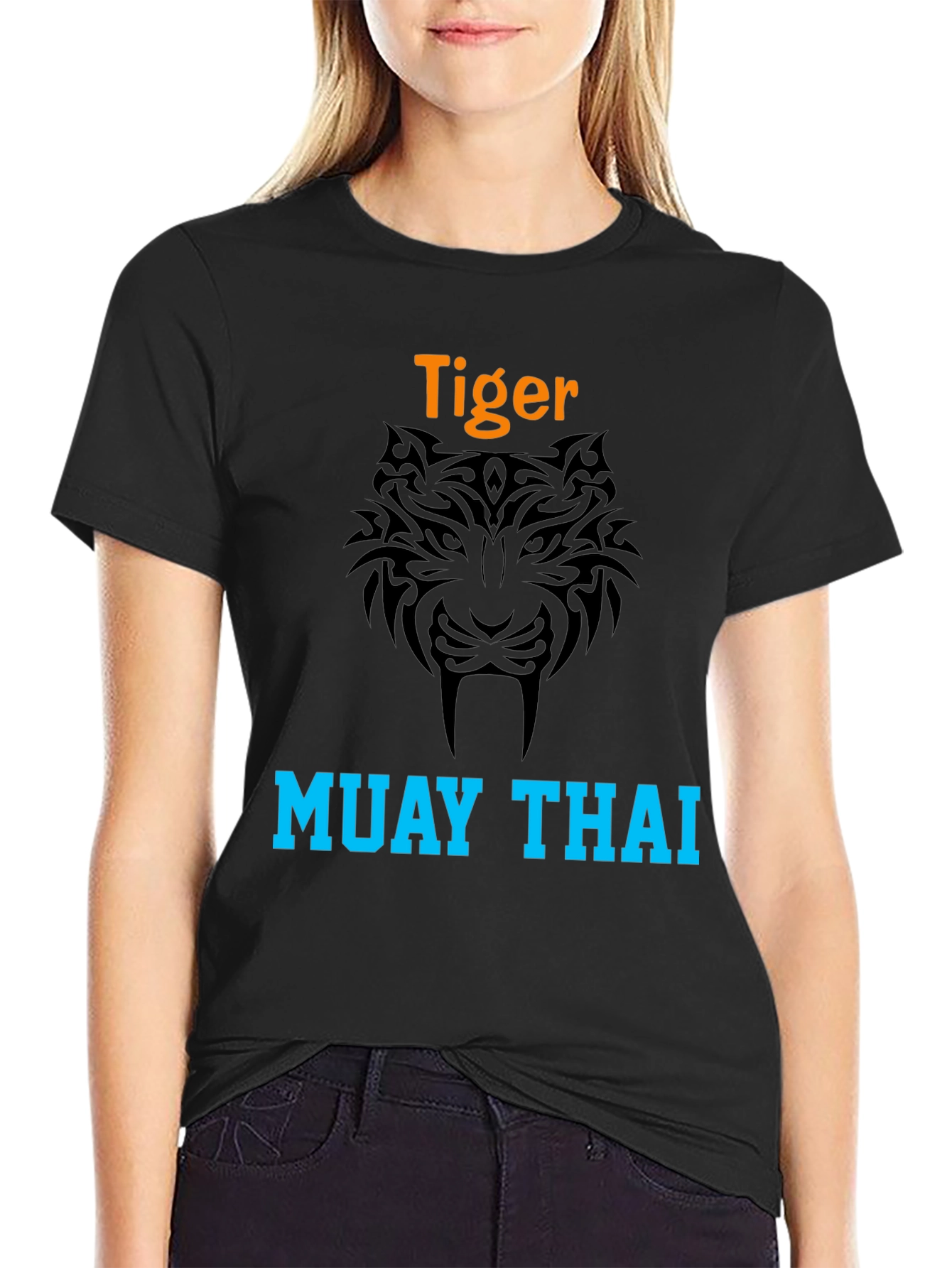Tiger Muay Thai Graphic Tee - Stylish & Bold