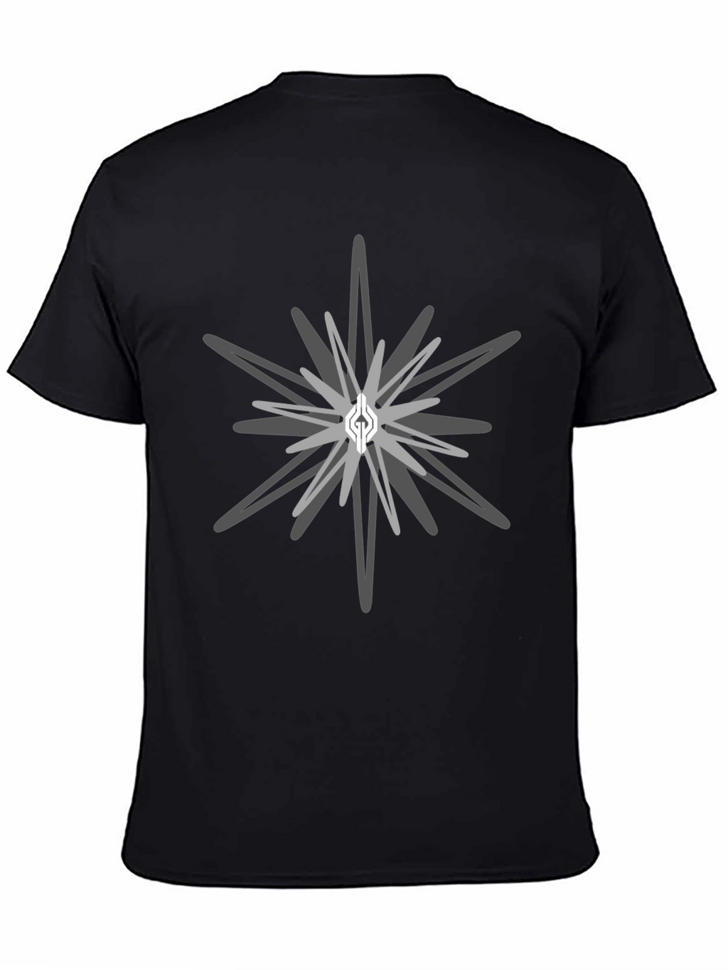 Geometric Starburst Graphic Tee - Stylish Casual Wear