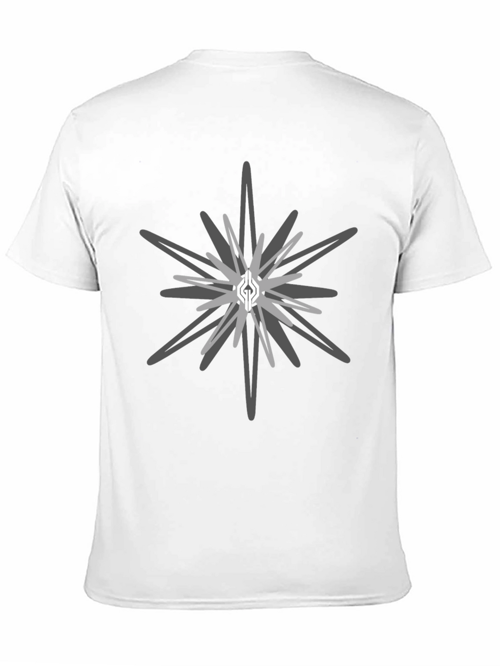 Geometric Starburst Graphic Tee - Stylish Casual Wear