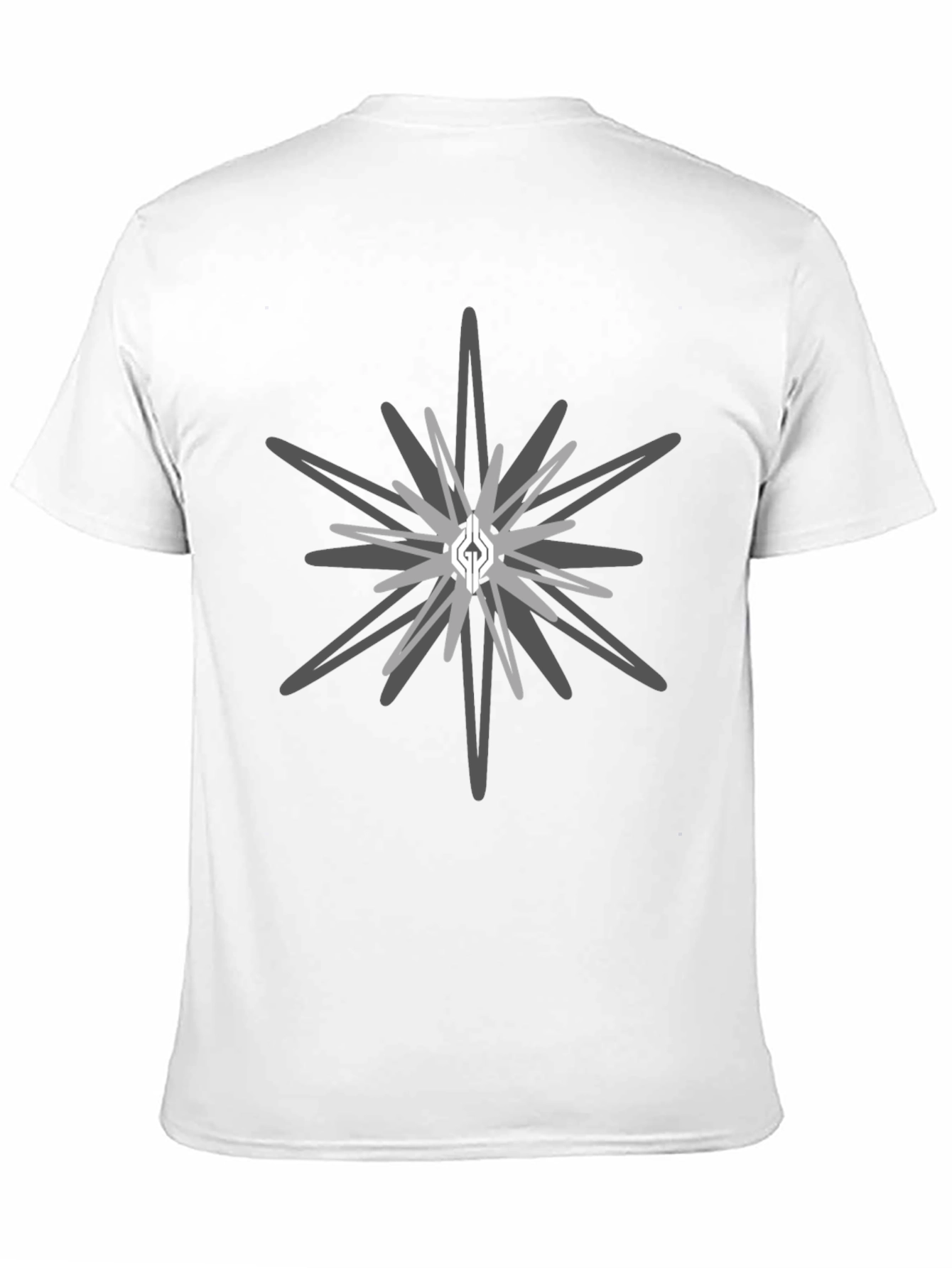 Geometric Starburst Graphic Tee - Stylish Casual Wear