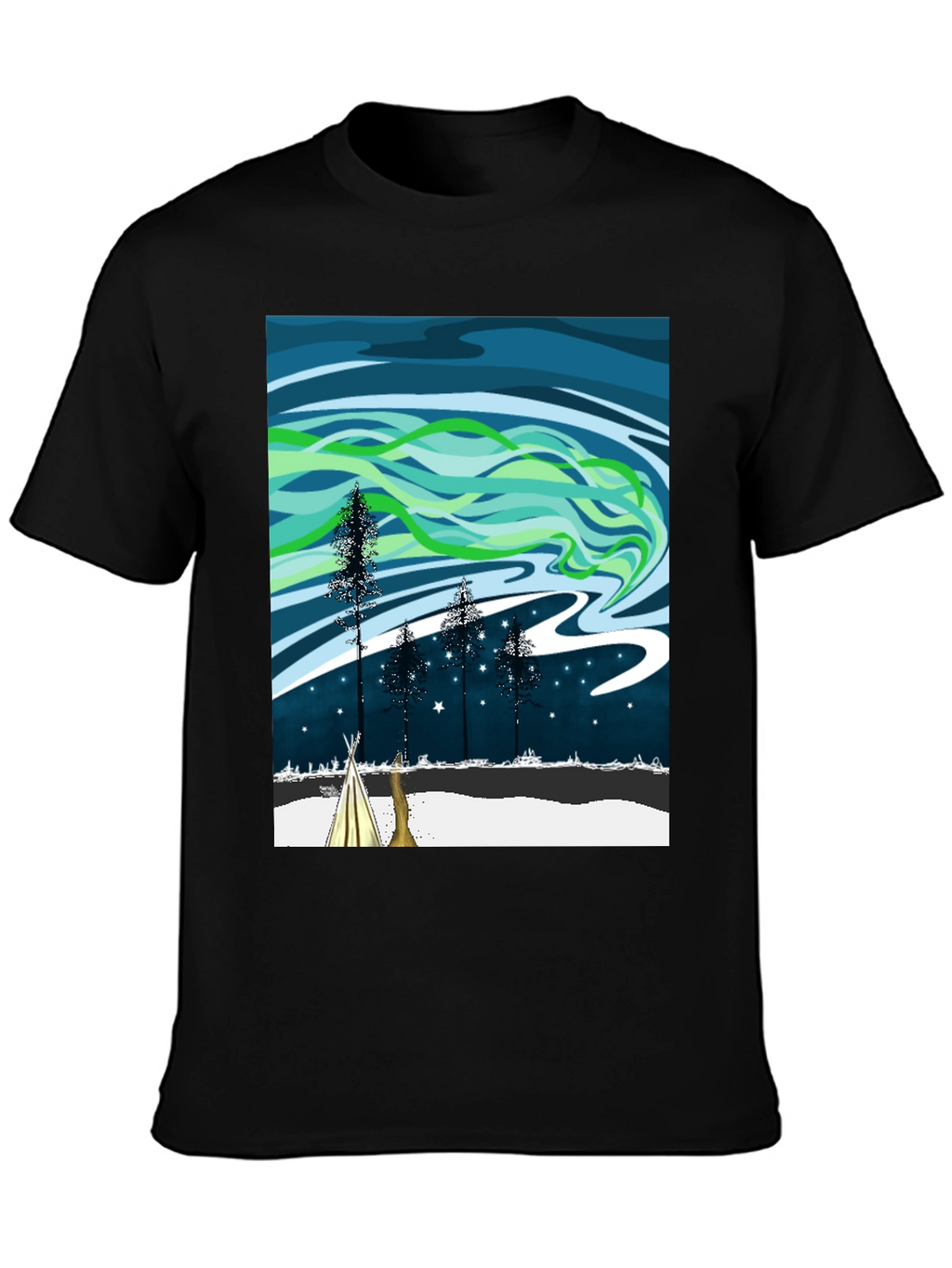 Northern Lights Graphic Tee