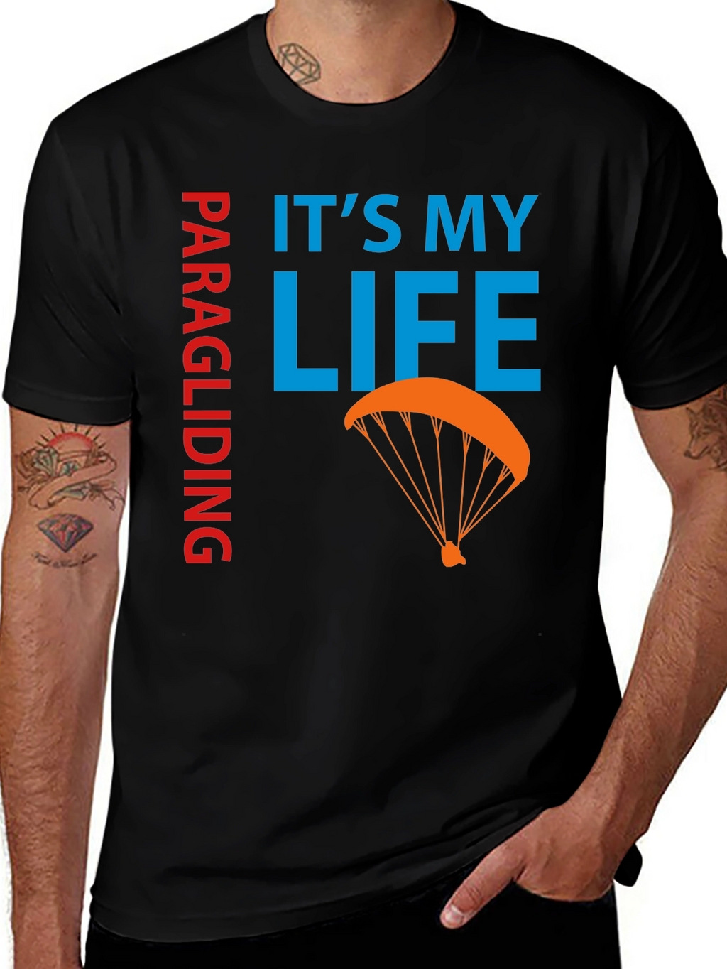 Paragliding: Its My Life Graphic Tee