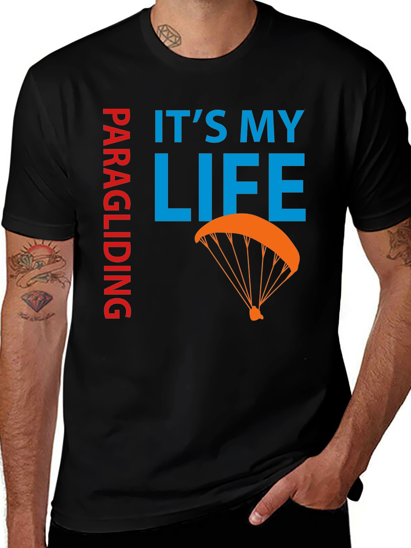 Paragliding: Its My Life Graphic Tee
