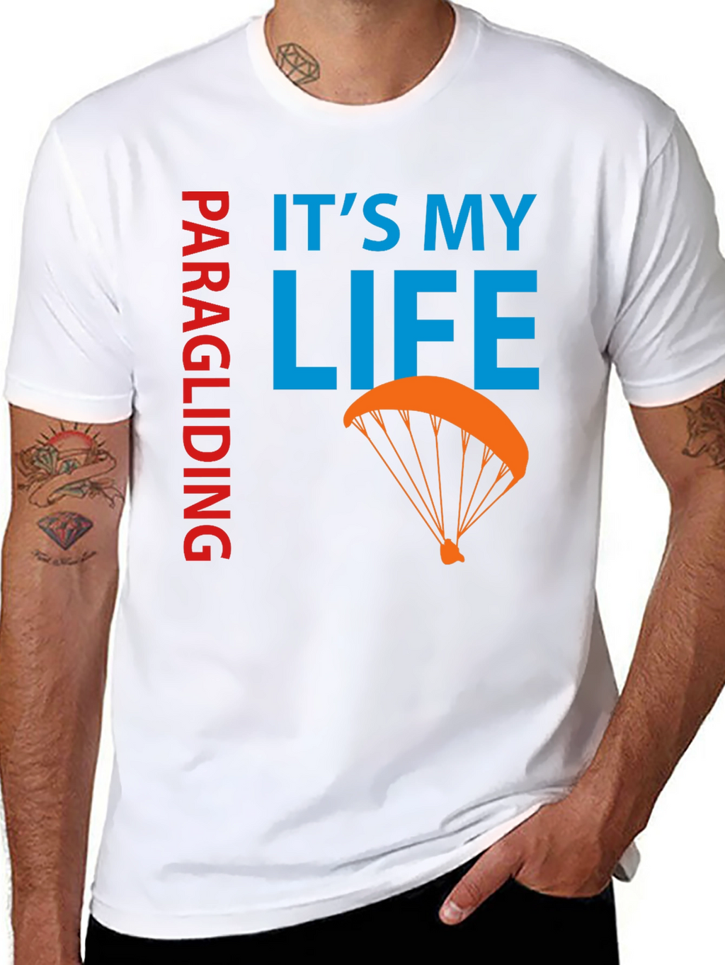 Paragliding: Its My Life Graphic Tee