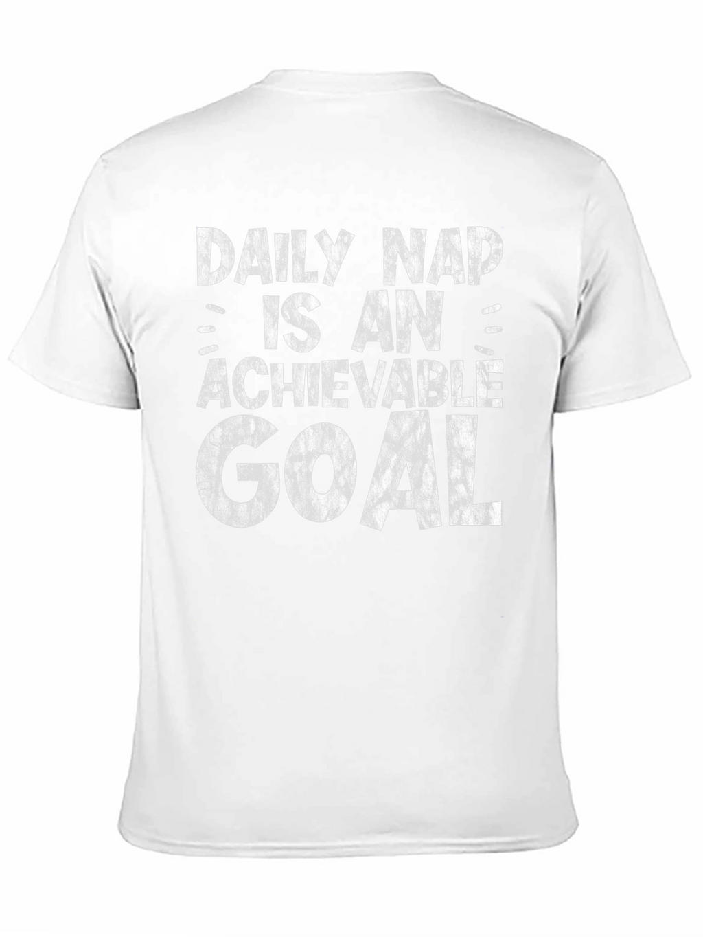 Daily Nap Achievable Goal Funny Graphic T-Shirt