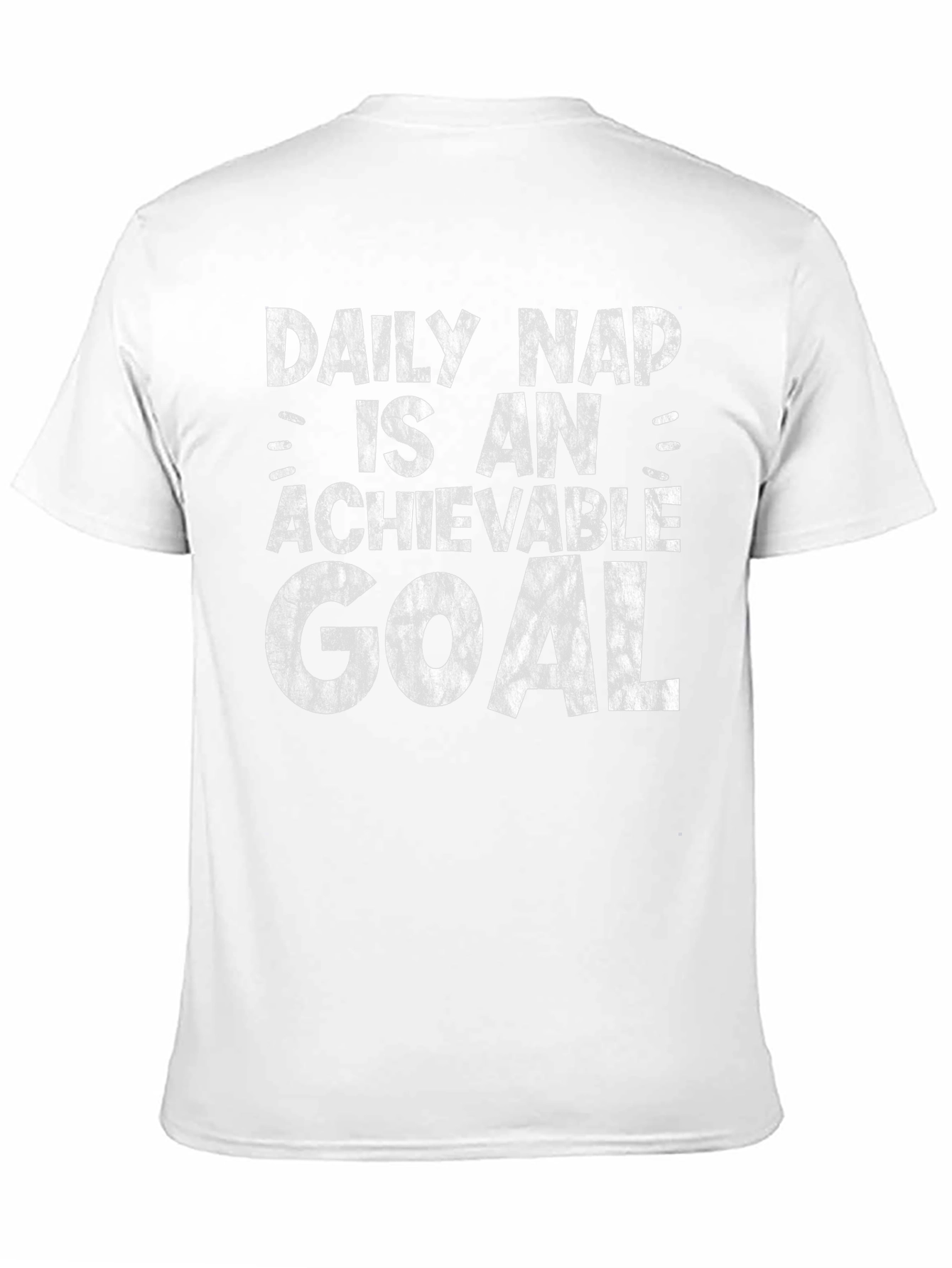 Daily Nap Achievable Goal Funny Graphic T-Shirt