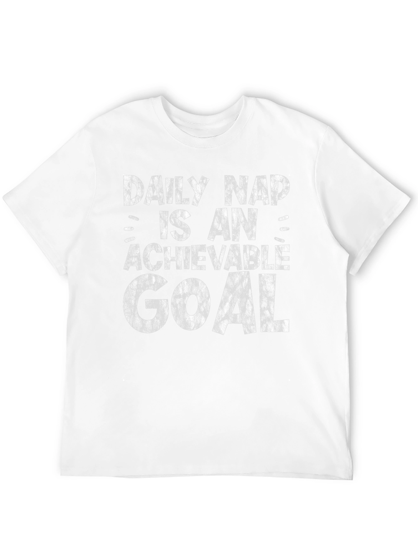 Daily Nap Achievable Goal Funny Graphic T-Shirt