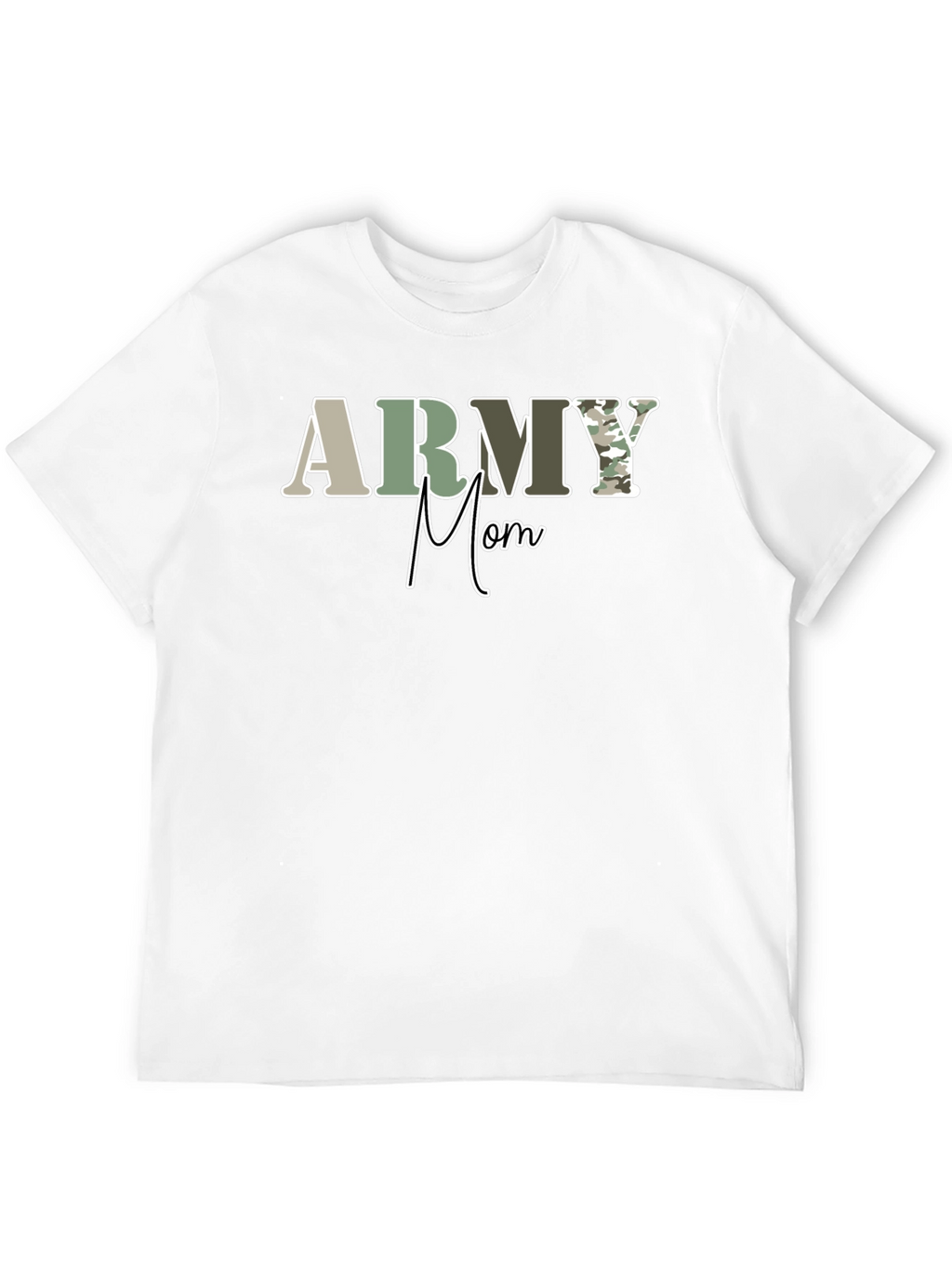 Army Mom Graphic Tee - Military Pride T-Shirt
