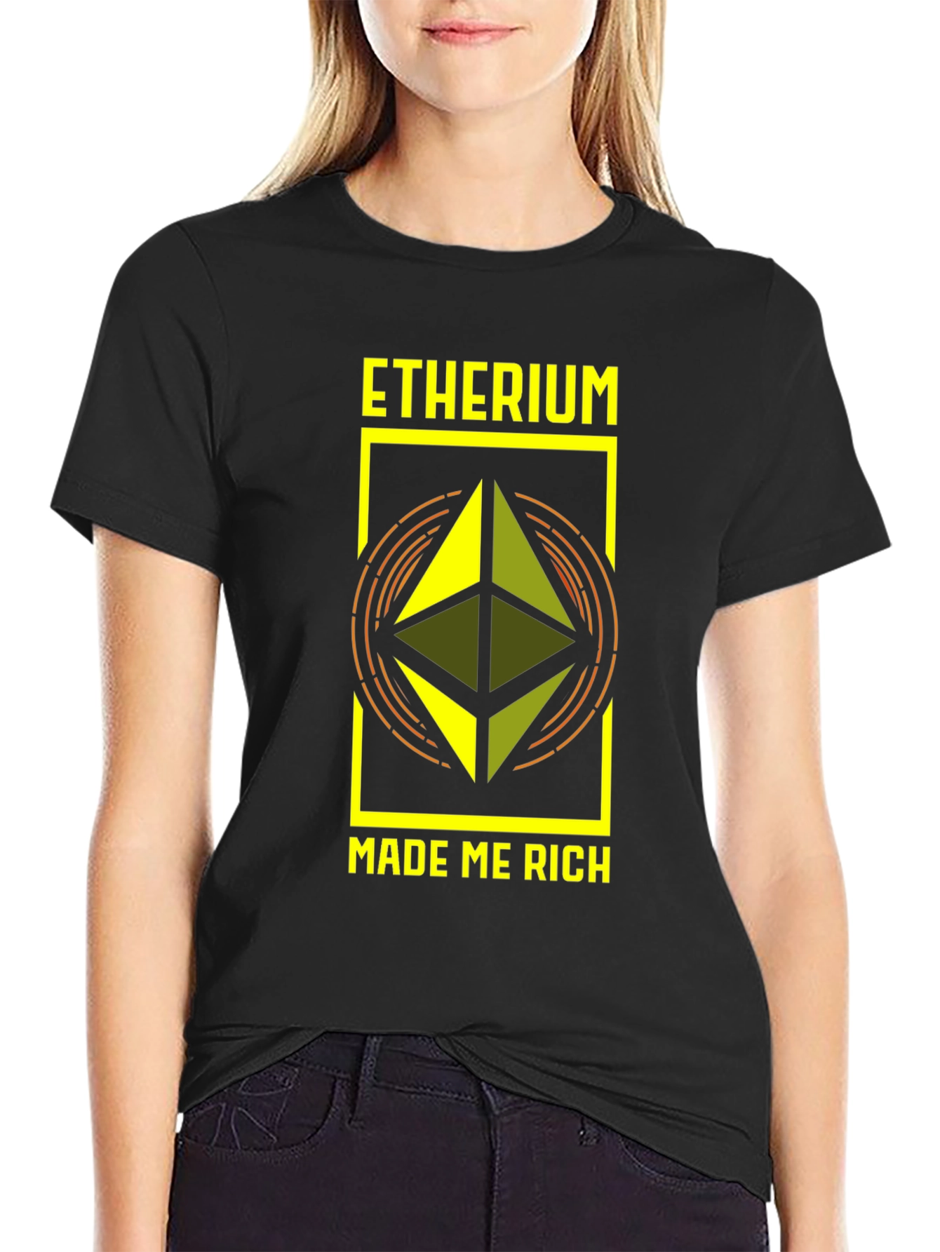 Ethereum Made Me Rich Graphic Tee