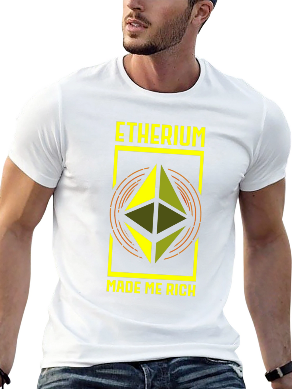 Ethereum Made Me Rich Graphic Tee