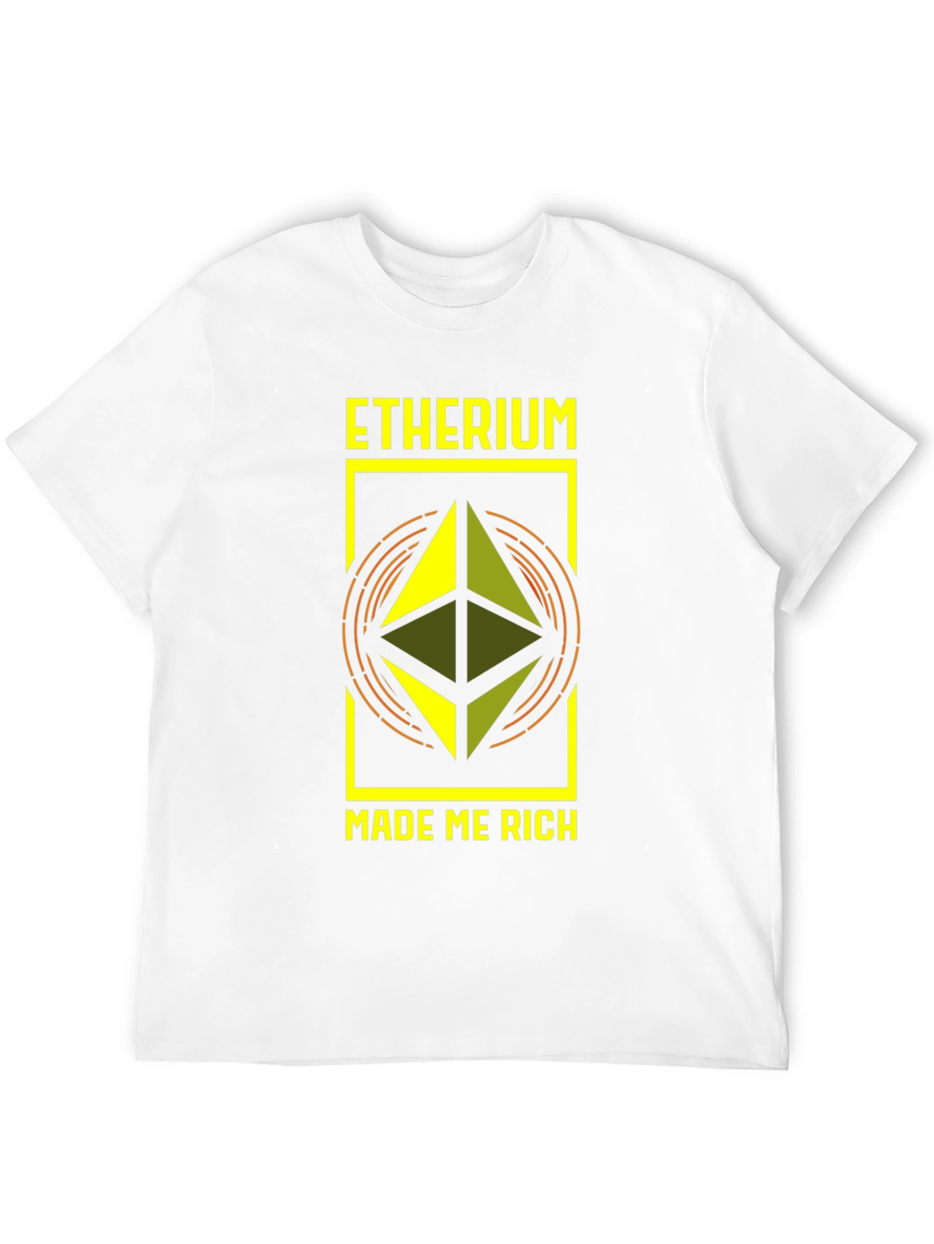 Ethereum Made Me Rich Graphic Tee