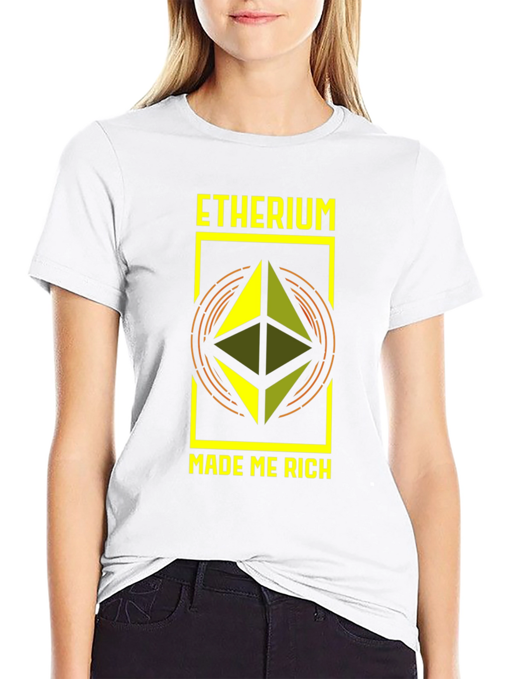 Ethereum Made Me Rich Graphic Tee