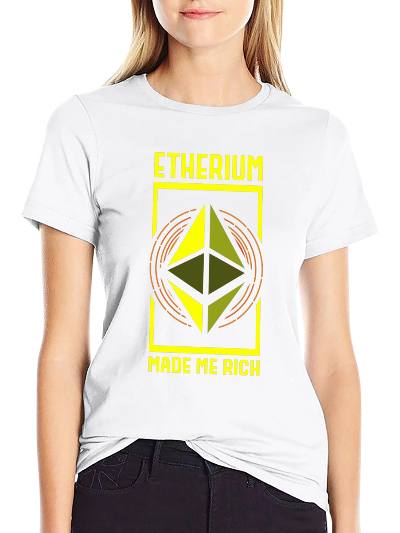 Ethereum Made Me Rich Graphic Tee