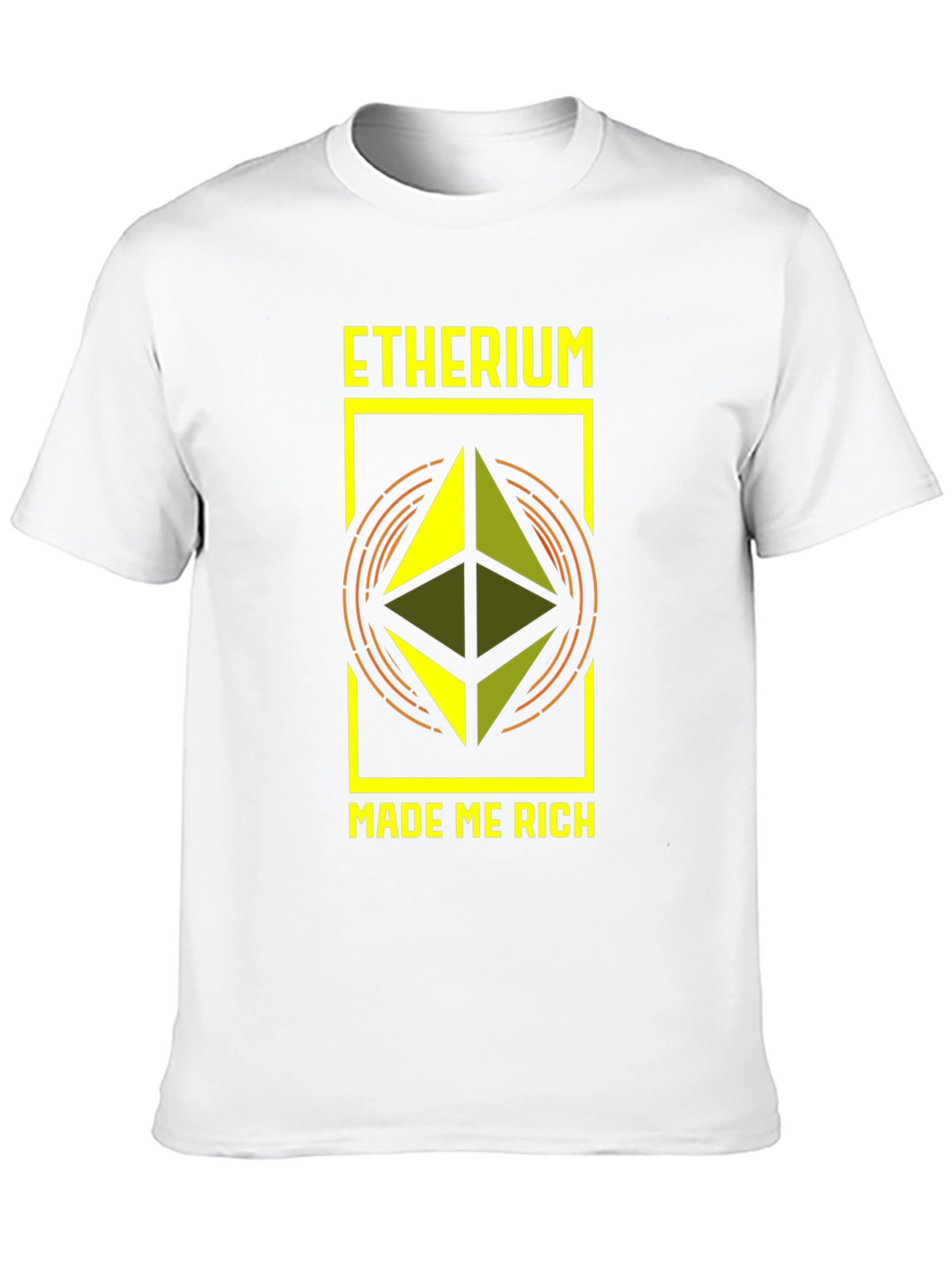 Ethereum Made Me Rich Graphic Tee
