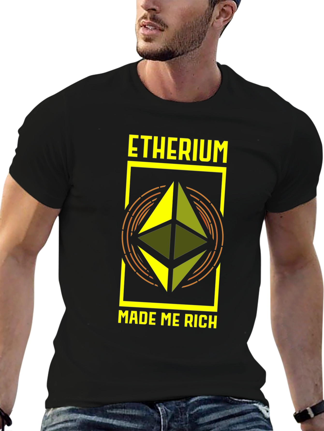 Ethereum Made Me Rich Graphic Tee