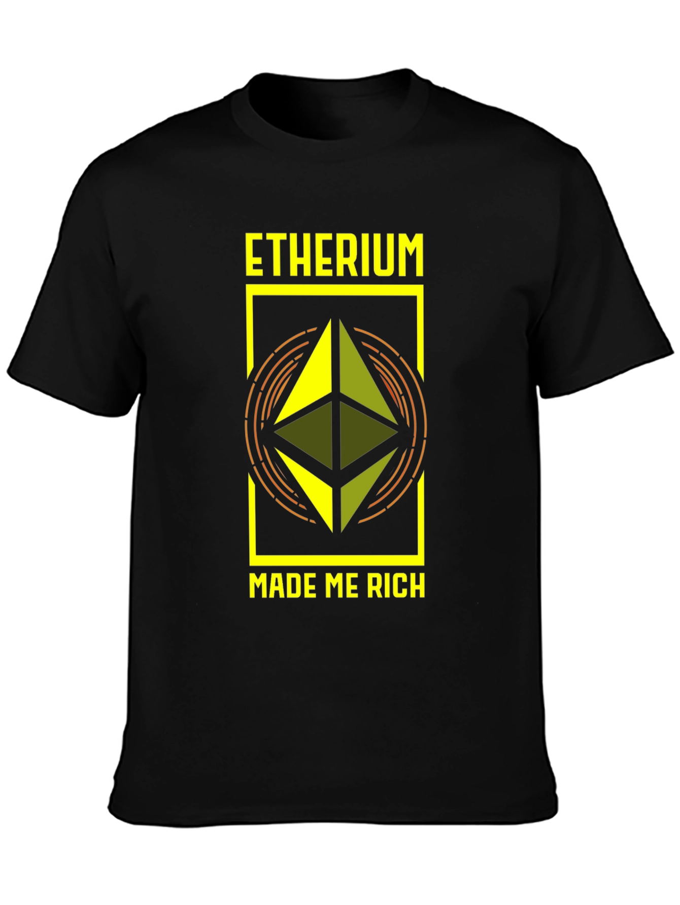 Ethereum Made Me Rich Graphic Tee