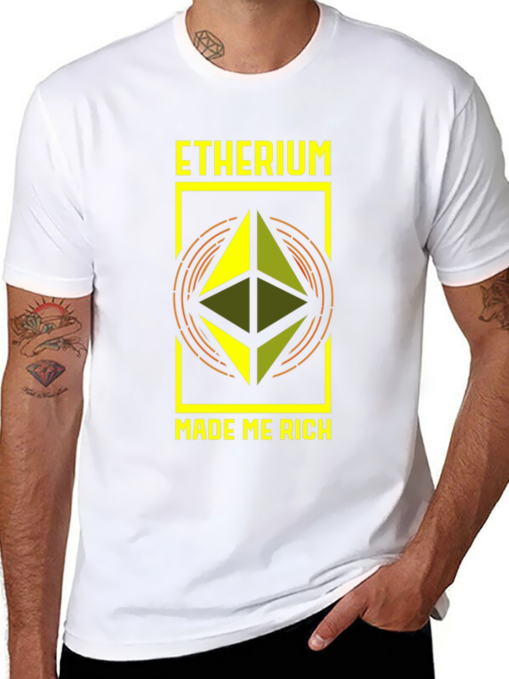Ethereum Made Me Rich Graphic Tee