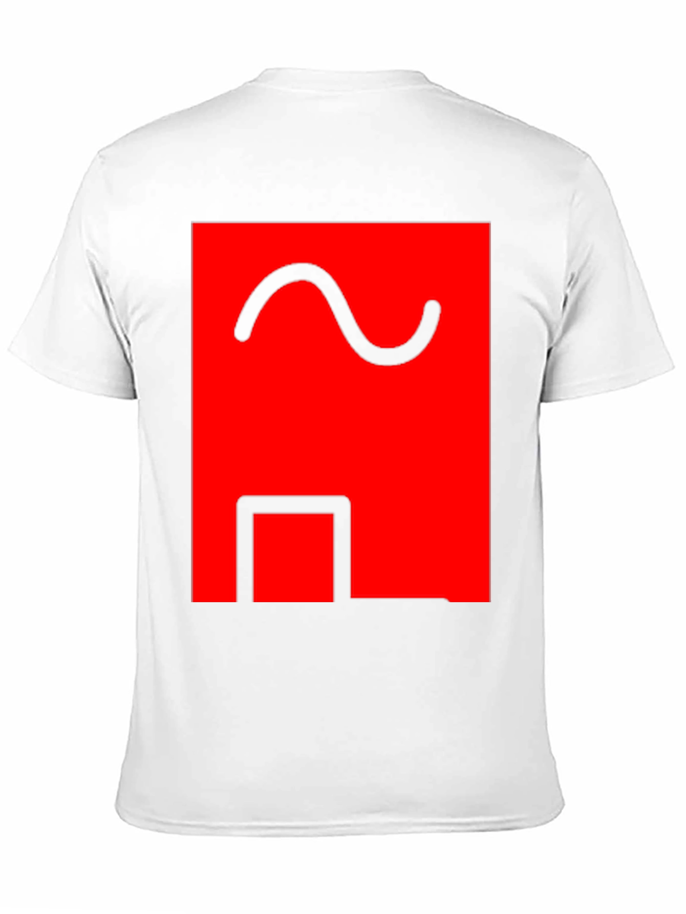 Abstract Graphic Tee - Red & Black