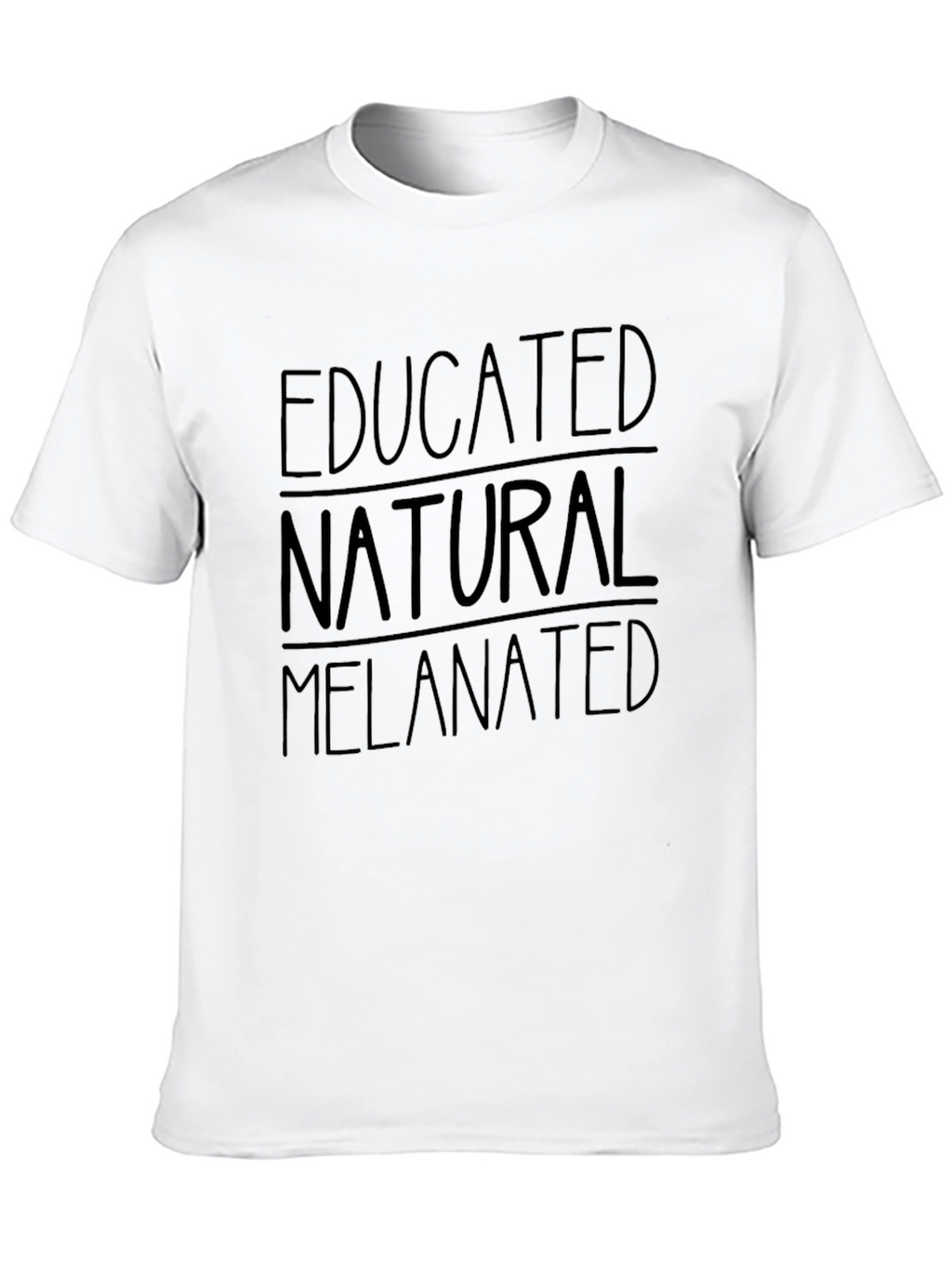 Educated Natural Melanated Graphic Tee