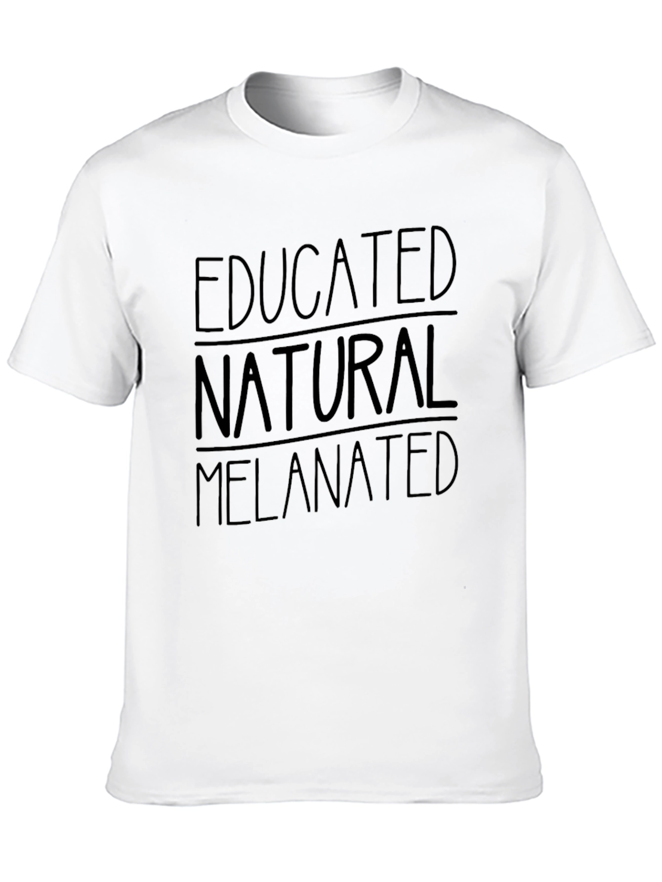 Educated Natural Melanated Graphic Tee