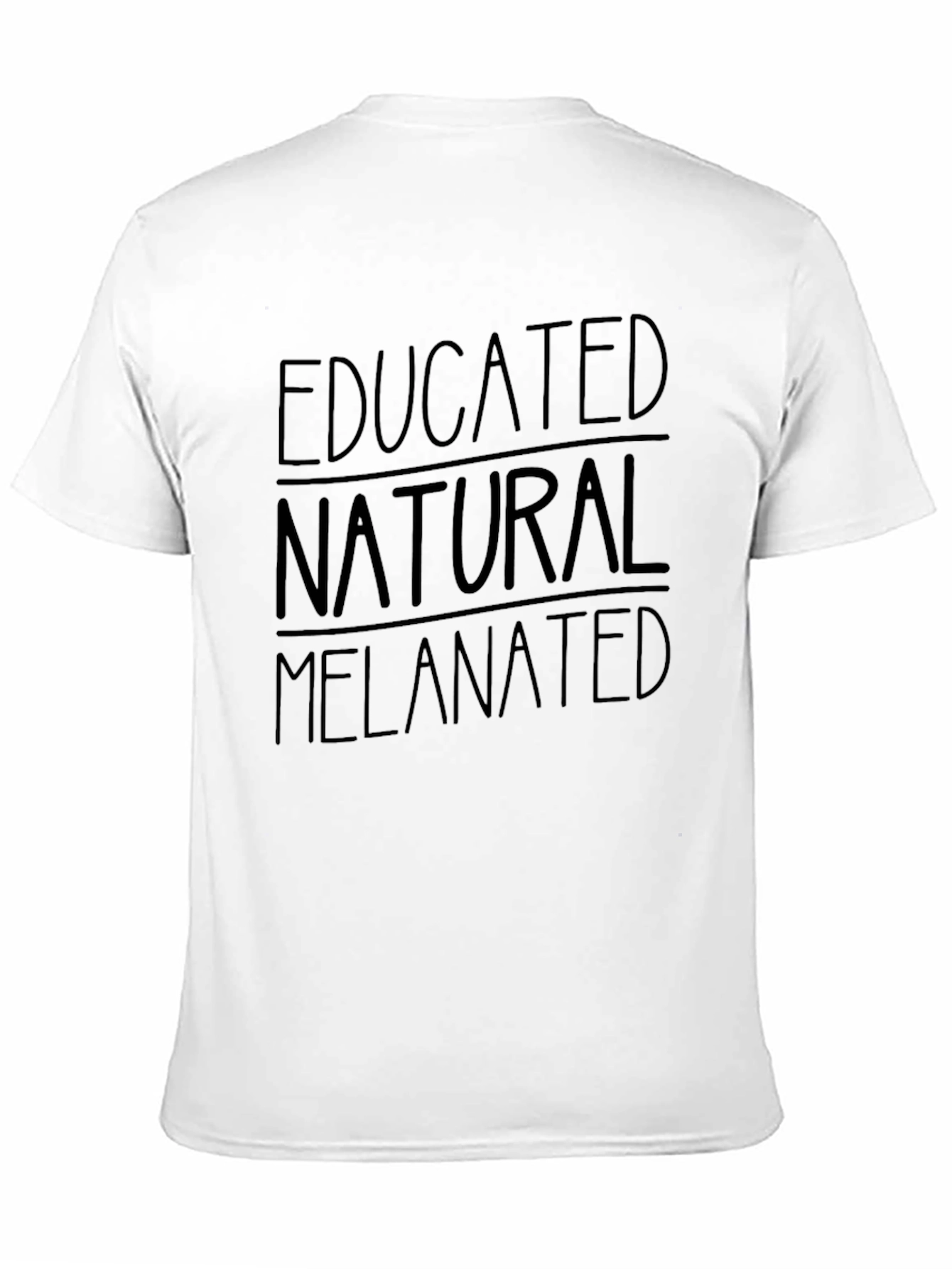 Educated Natural Melanated Graphic Tee