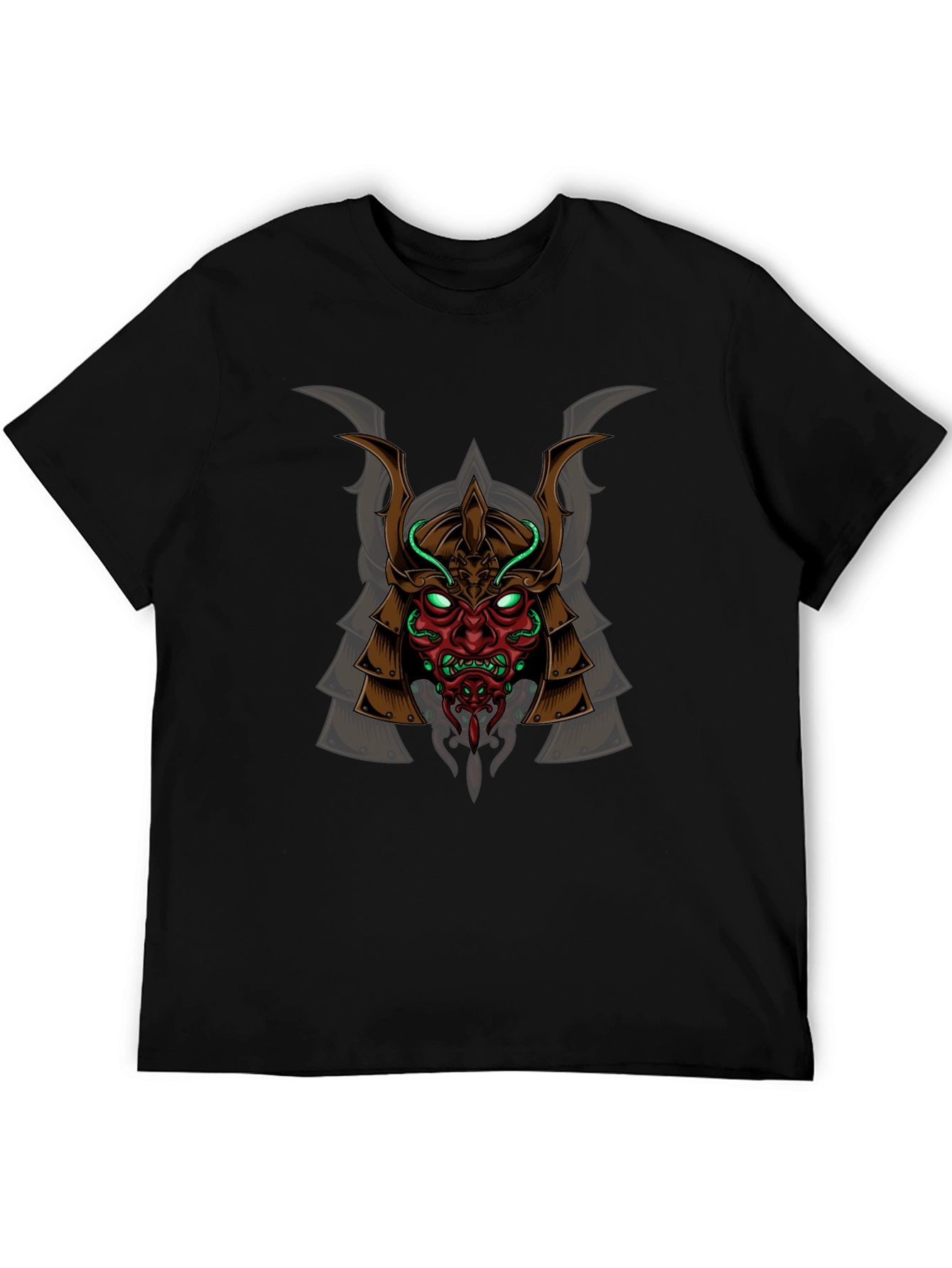 Samurai Warrior Graphic Tee - Japanese Style