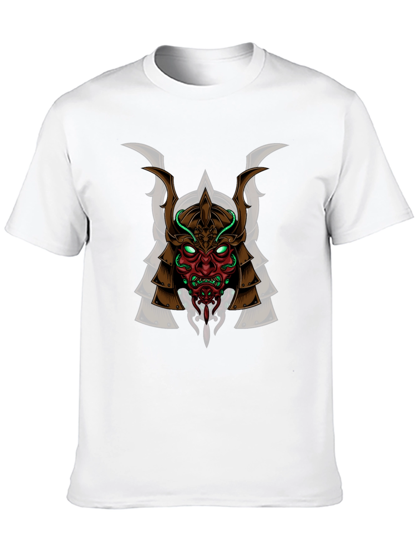 Samurai Warrior Graphic Tee - Japanese Style