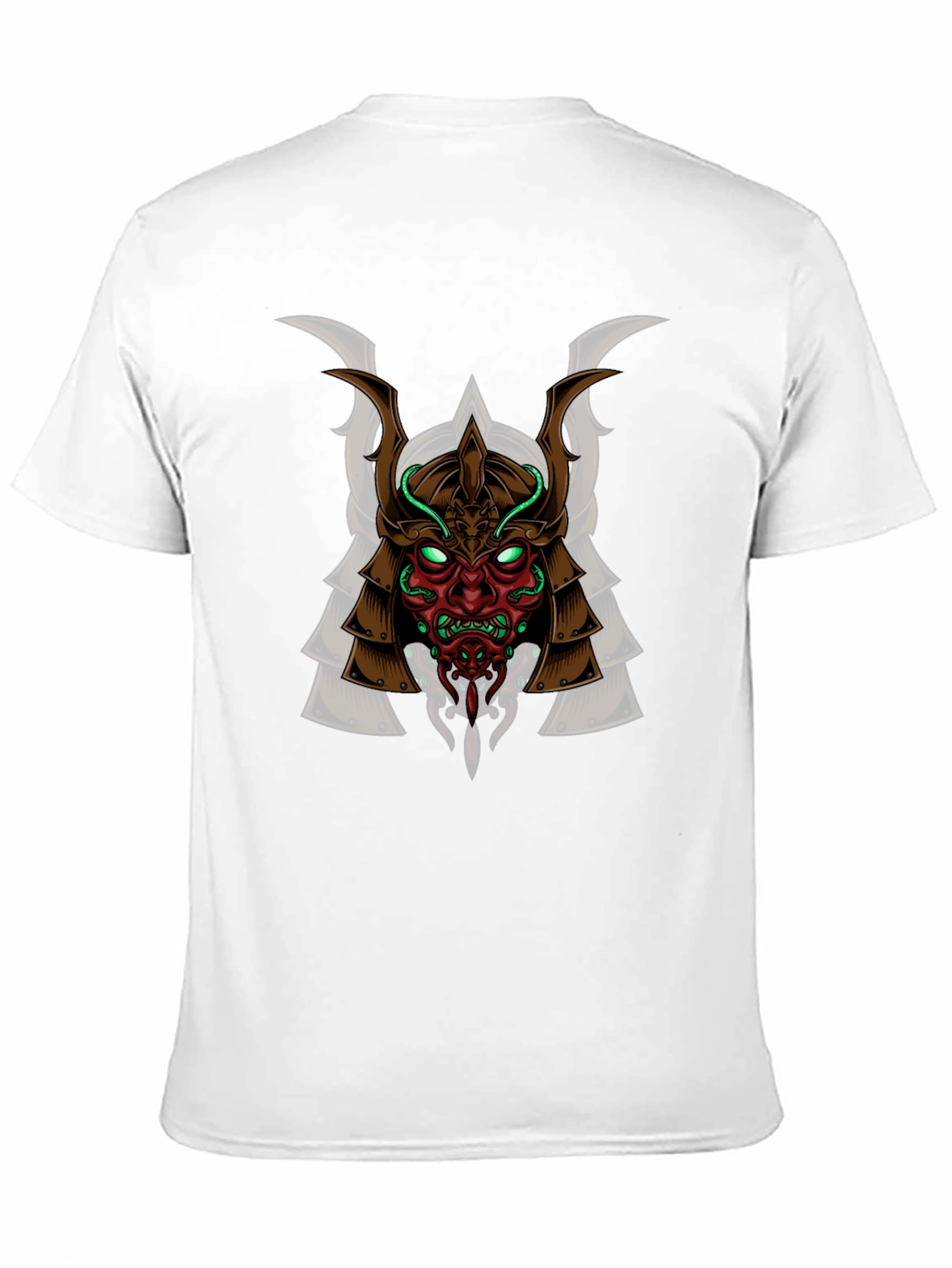 Samurai Warrior Graphic Tee - Japanese Style