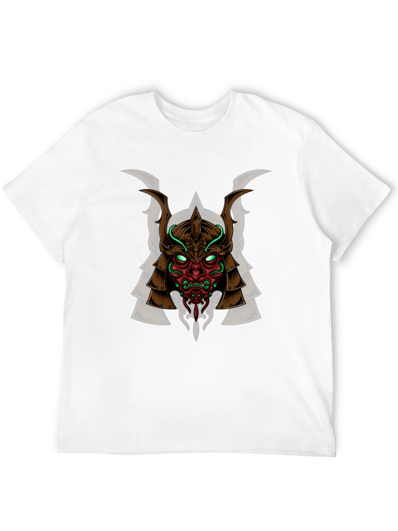 Samurai Warrior Graphic Tee - Japanese Style