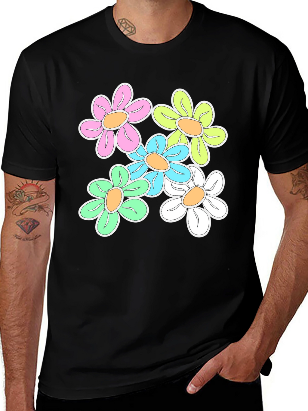 Retro Flower Power T-Shirt